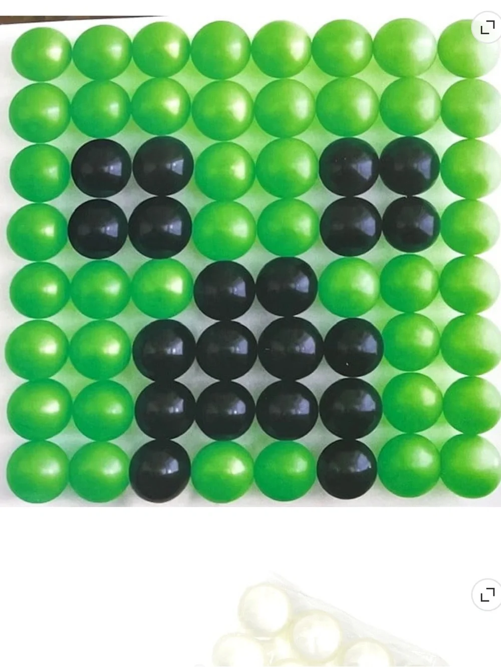 2 packages Minecraft Creeper Balloon Wall Party Decoration Kit - 72 Piece Kit